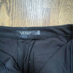 Lauren by Ralph Lauren double faced stretch cotton pants